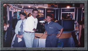 From left Jolan, Kumar ad JR d menace!!!