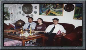From Left me, kristine and Jolski - a swedish filipino family live near the office of Nokia
